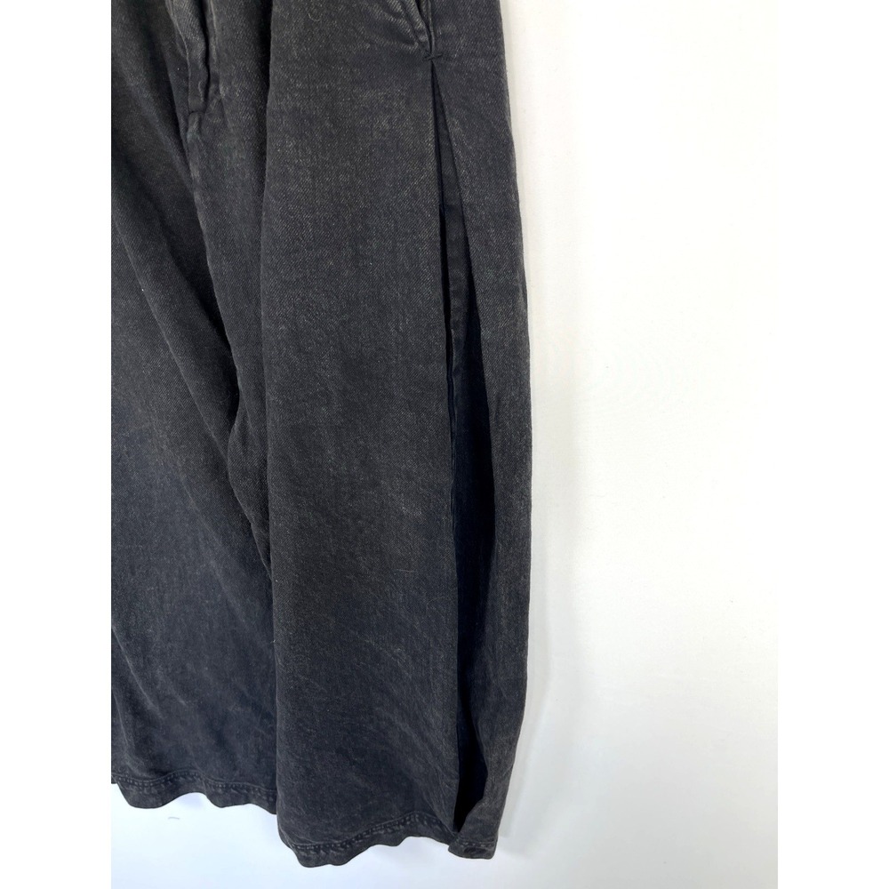 Free People Womens Cool Harbor Wide Leg Pleated Pants Size XS Black Barrel Boho - Picture 6 of 14